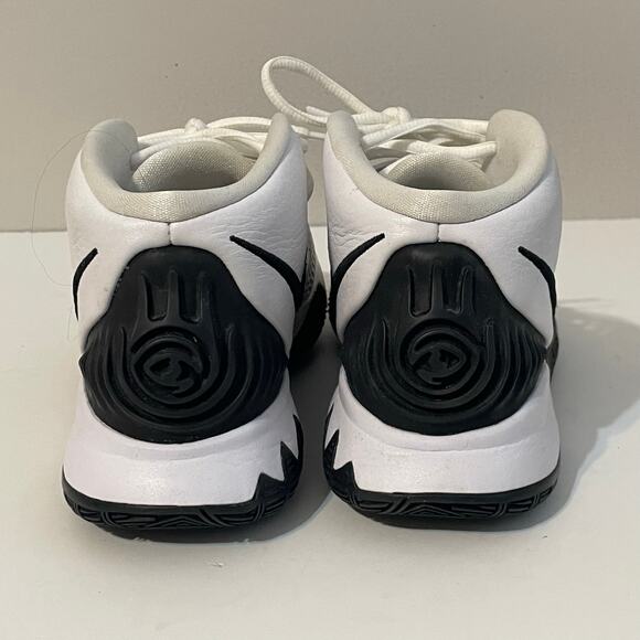 Nike Mens Kyrie 6 Sneakers Lace Up Mid Top Basketball M5.5 /W7 White BQ4630-100 - Picture 6 of 11
